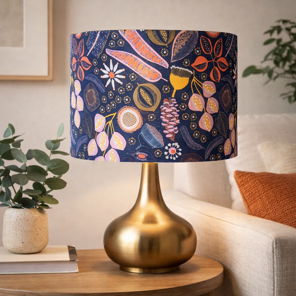 Australian Wild Flowers Lampshade
