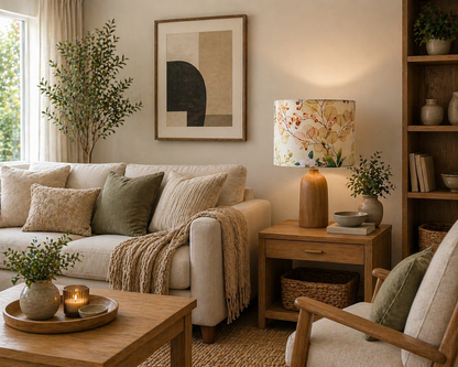 Willow Velvet Lampshade