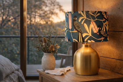 Yellow-Tailed Black Cockatoo Lampshade