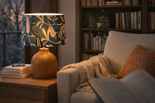 Yellow-Tailed Black Cockatoo Lampshade