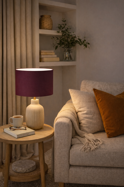Cabernet Premium Linen Lampshade