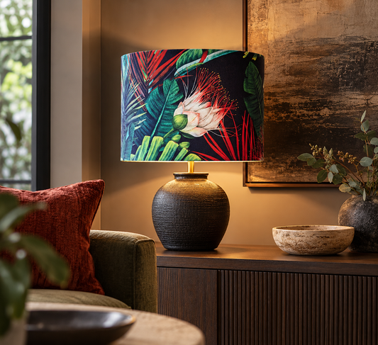 Oasis Black Velvet Lampshade