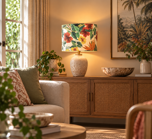 Oasis Velvet Lampshade