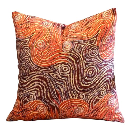 Mina Mina Aboriginal Art Cushion Cover