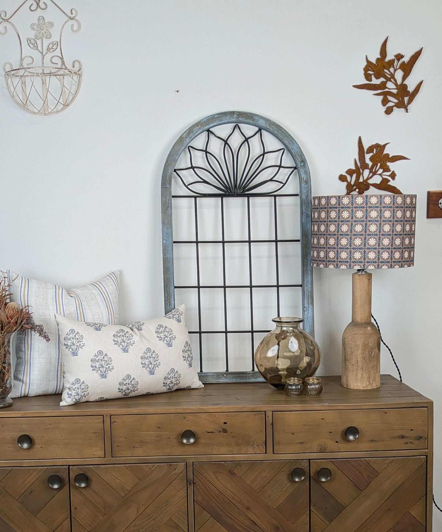 Kavya Indian Block Print Lampshade