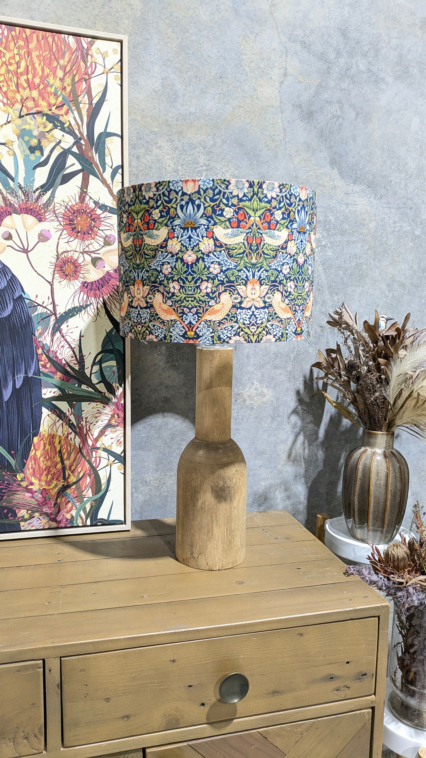 William Morris Strawberry Thief Lampshade
