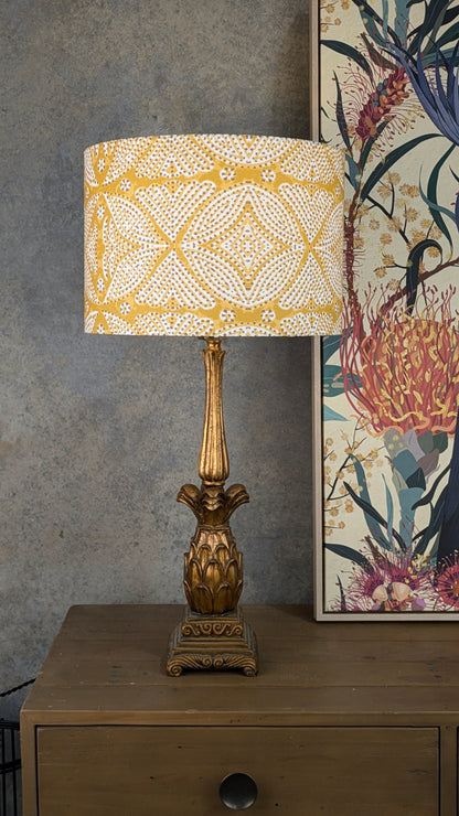 Leela Indian Block Print Lampshade