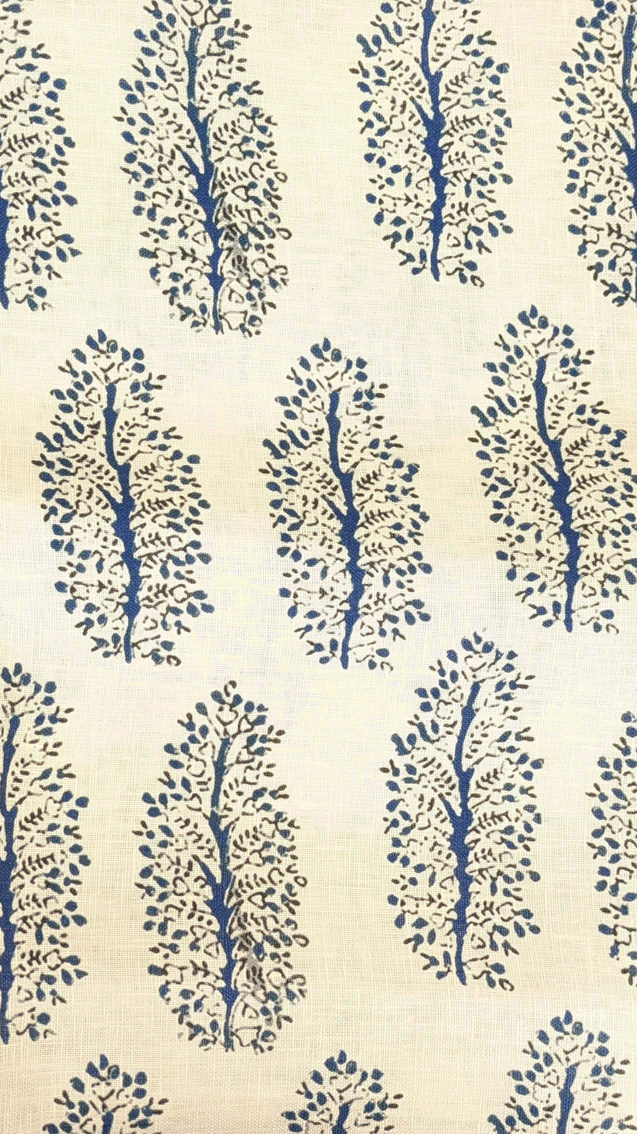 Pure linen - Lany Indian Block print fabric