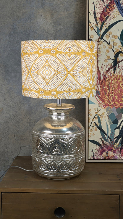 Leela Indian Block Print Lampshade