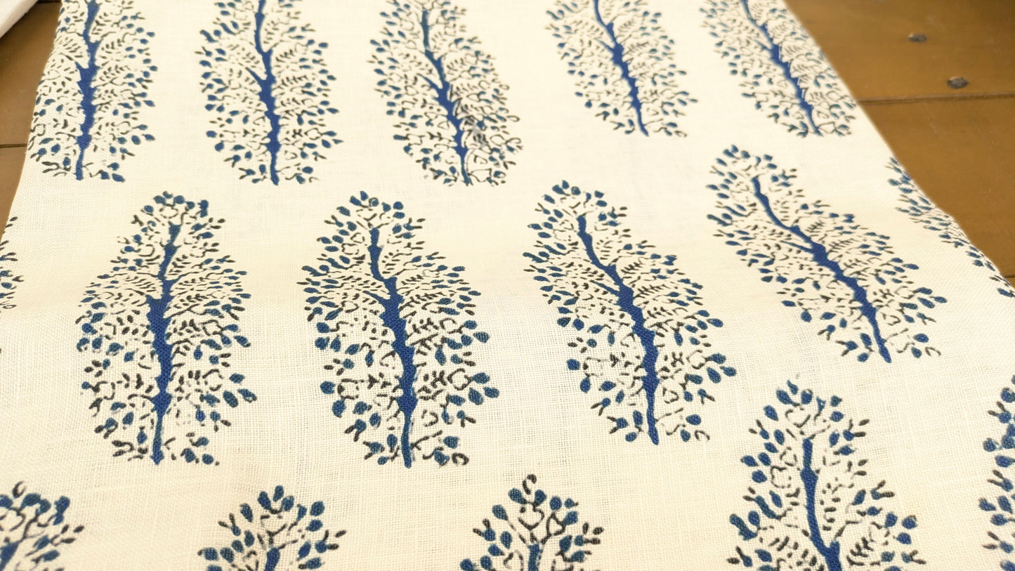 Pure linen - Lany Indian Block print fabric