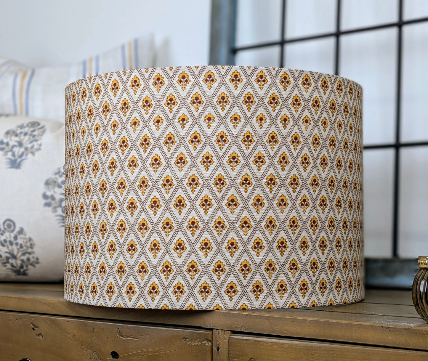 Diya Indian Block Print Lampshade