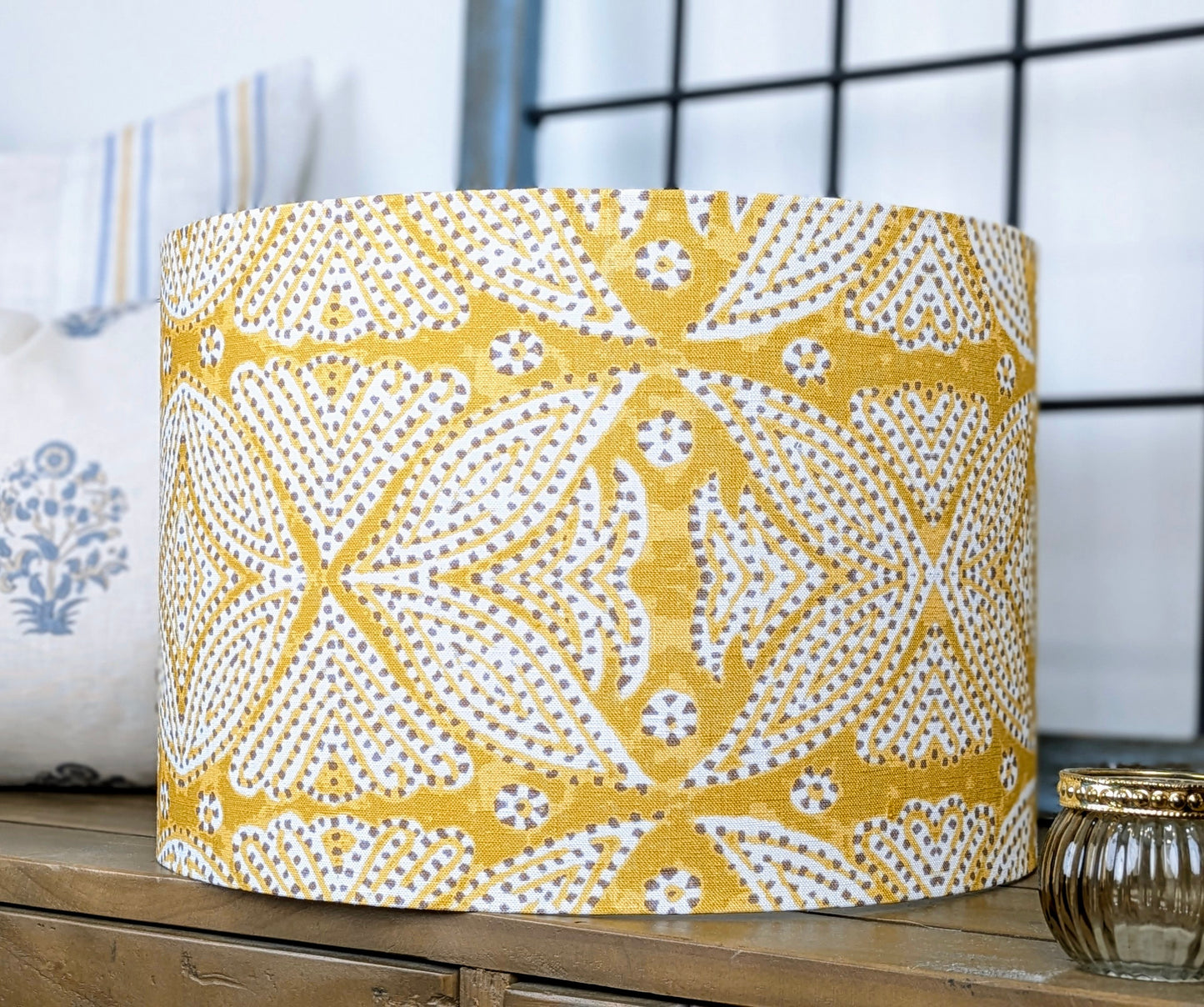 Leela Indian Block Print Lampshade