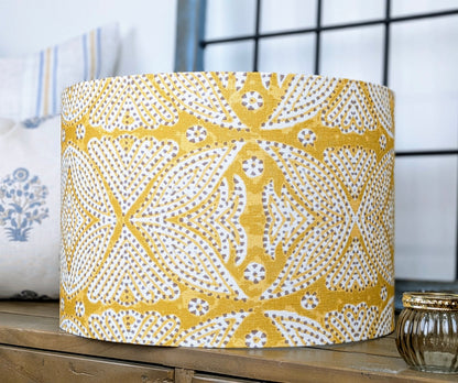 Leela Indian Block Print Lampshade