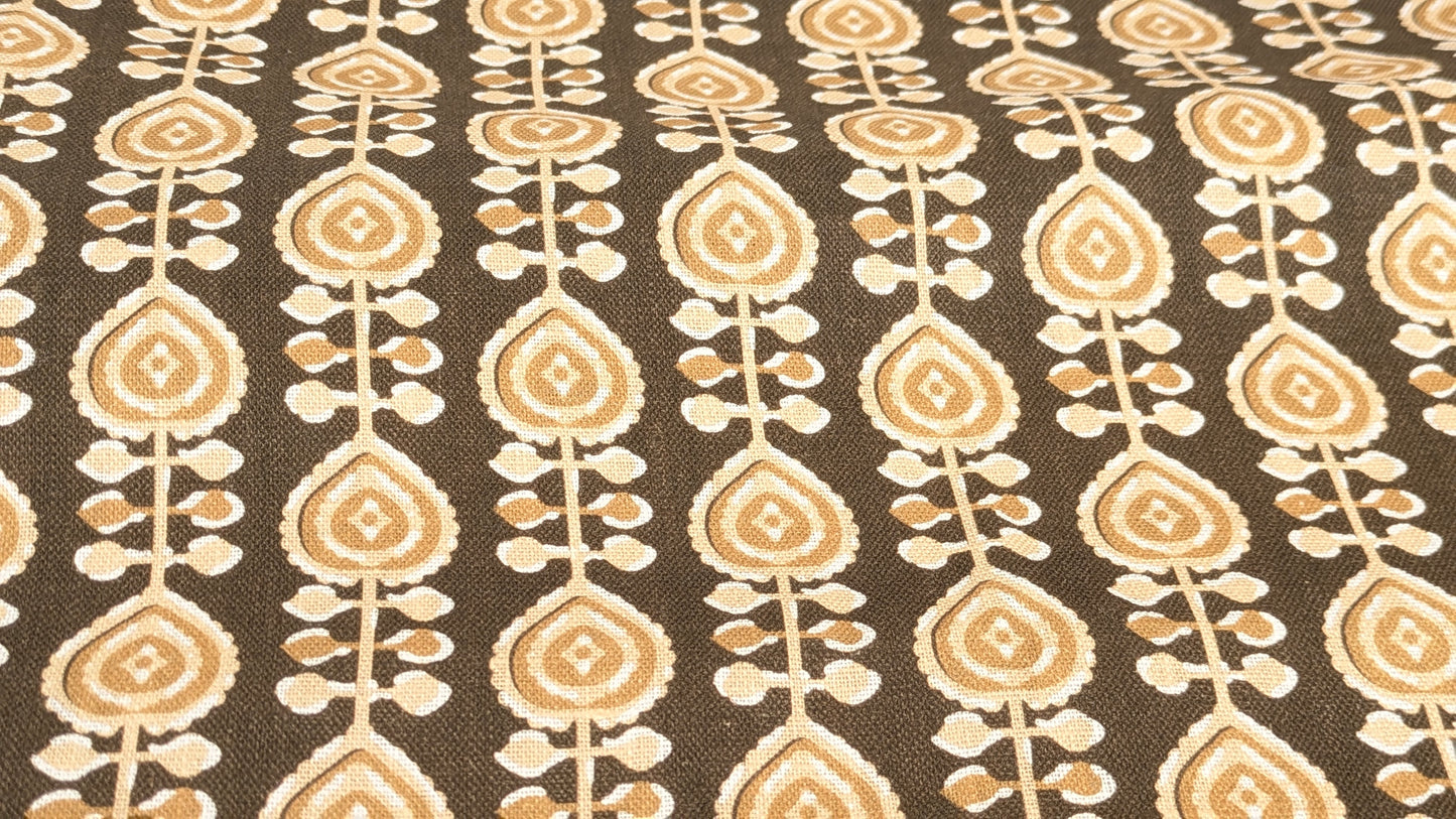 Pure linen - Bombay Indian Block print fabric