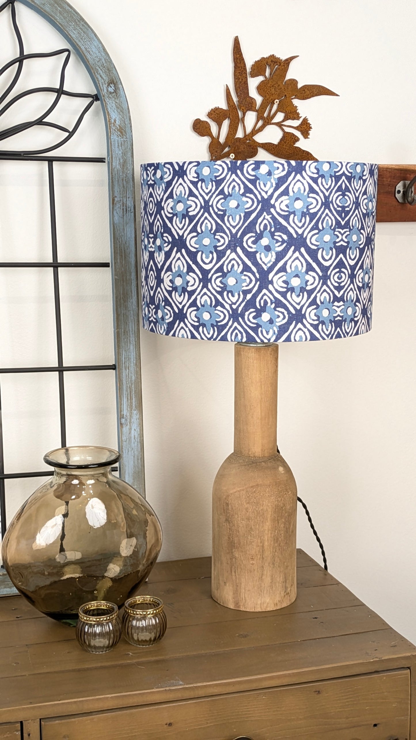 Amaya Indian Block Print Lampshade