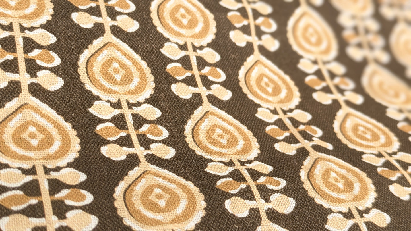 Pure linen - Bombay Indian Block print fabric