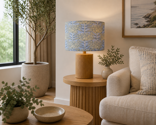 Waratah Blue Lampshade